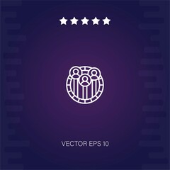 market vector icon modern illustration