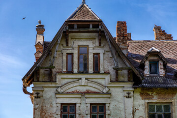 An old abandoned house in the Antonines. Ukraine