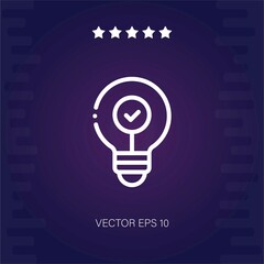 idea vector icon modern illustration