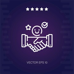 deal vector icon modern illustration