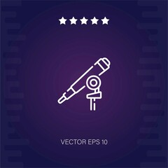 telescope vector icon modern illustration