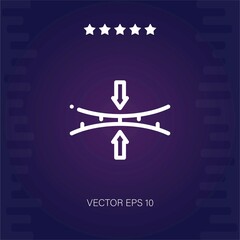 elasticity   vector icon modern illustration