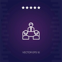 meeting vector icon modern illustration