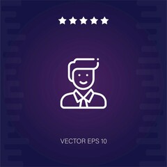 user   vector icon modern illustration