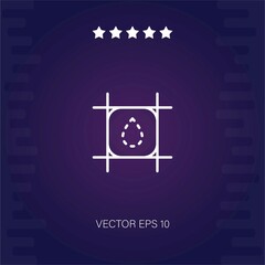drop   vector icon modern illustration