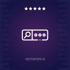 search vector icon modern illustration