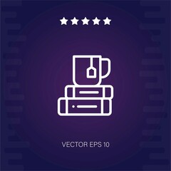 tea cup vector icon modern illustration