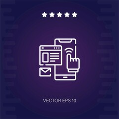 promo vector icon modern illustration