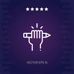 pencil vector icon modern illustration