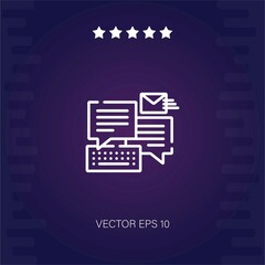 communications vector icon modern illustration