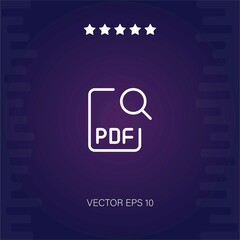 search vector icon modern illustration