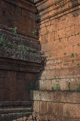 Detalle arquitectónico de un templo de Camboya