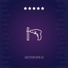 drilling vector icon modern illustration