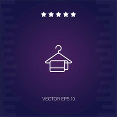 hanger vector icon modern illustration