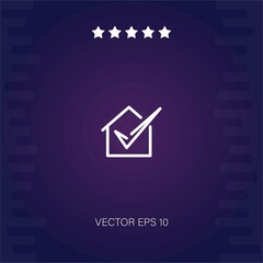 home   vector icon modern illustration