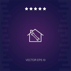 home repair symbol vector icon modern illustration