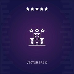 hotel   vector icon modern illustration