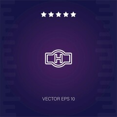 hotel sign   vector icon modern illustration