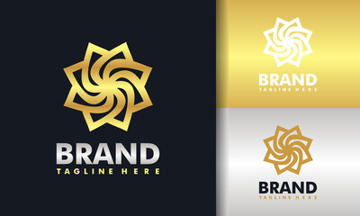 luxury flower logo