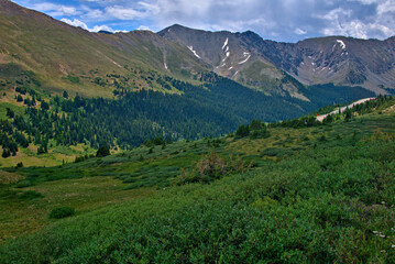 Fototapeta na wymiar Remote back country of the Colorado Rocky Mountains