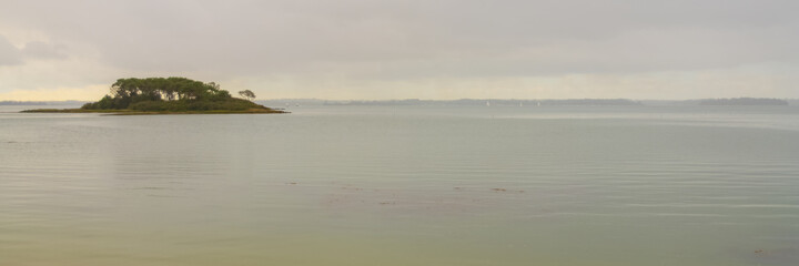 Brittany, panorama of the Morbihan gulf