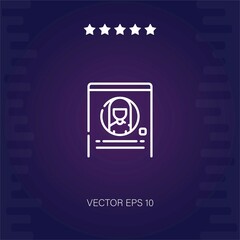 profile vector icon modern illustration