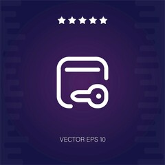 keyword vector icon modern illustration