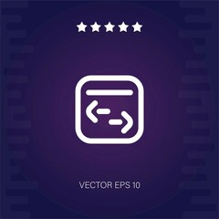 slider navigation vector icon modern illustration