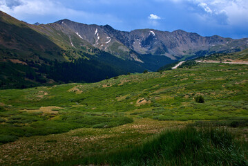 Fototapeta na wymiar Remote back country of the Colorado Rocky Mountains