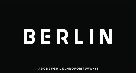 Obraz premium unique and luxury typeset modern font alphabetical vector set 