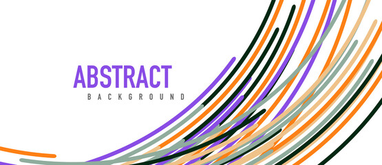 Аbstract moving colorful lines vector backgrounds for cover, placard, poster, banner or flyer