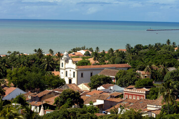 Fototapeta na wymiar Igreja de São Pedro Apóstolo em Olinda, Pernambuco