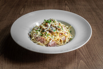 Carbonara, Traditional Italian food,
