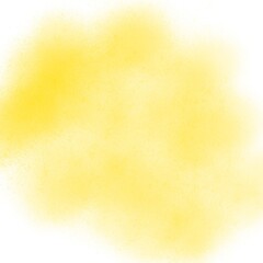 Handmade abstract yellow watercolor background 