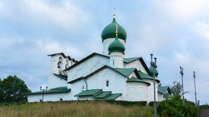 Fototapeta na wymiar Orthodox Church of the Epiphany. Pskov, Russia