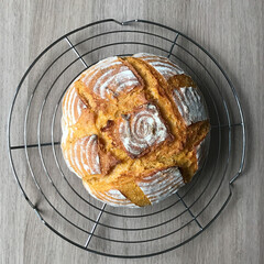 Homemade sourdough bread