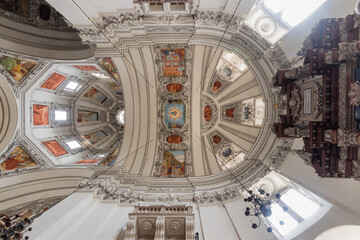 Obraz premium Highlights form Salzburg city and its Abbey