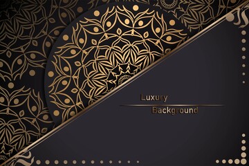 Templates, elegant invitations with mandalas