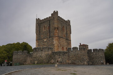 Castle of Braganza, historical city of Portugal. Europe