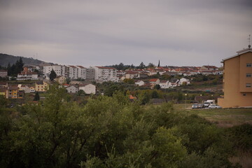 Fototapeta na wymiar View of Braganza, historical city of Portugal