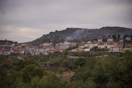View of Braganza, historical city of Portugal