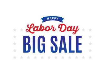 Labor Day Sale Business Sale Discount Vector Sign for businesses, retail store, poster, advertisement, flyers, social media, shop