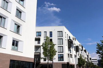 Häuser, Siedlung, Moderner Wohnungsbau, Bahnstadt Heidelberg, Deutschland