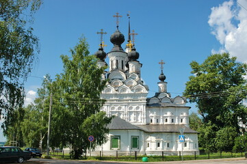 Fototapeta na wymiar Ascention church. Veliky Ustyug, Vologda region, Russia