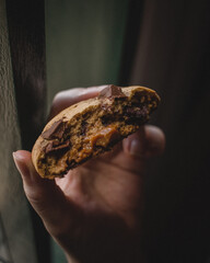 Cookie with chocolate chips