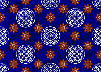 Indonesian batik motifs with very distinctive patterns, Very nice background, vector EPS 10