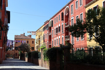 Fototapeta na wymiar Venedig: Wohnviertel auf der Insel Giudecca