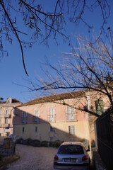 Buildings in Caldas da Rainha, city of Portugal. Europa