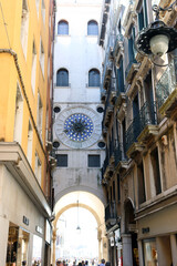 Venedig: Der Uhrturm, Rückseite