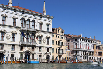 Fototapeta na wymiar Venedig: Paläste am Canale Grande 